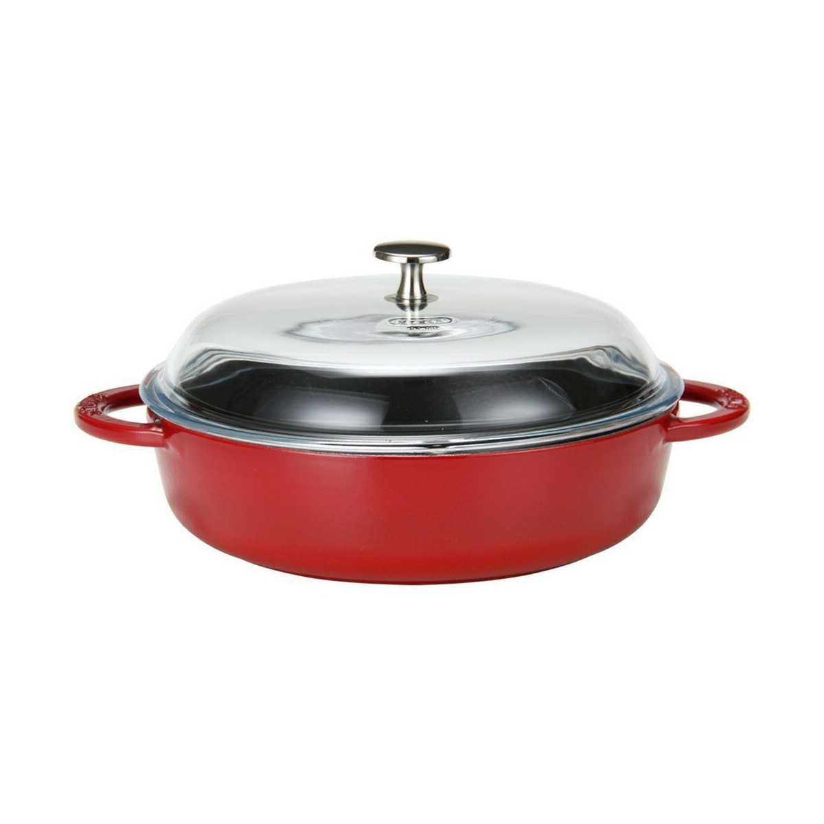 Nồi gang Hexagon STAUB màu đỏ cherry