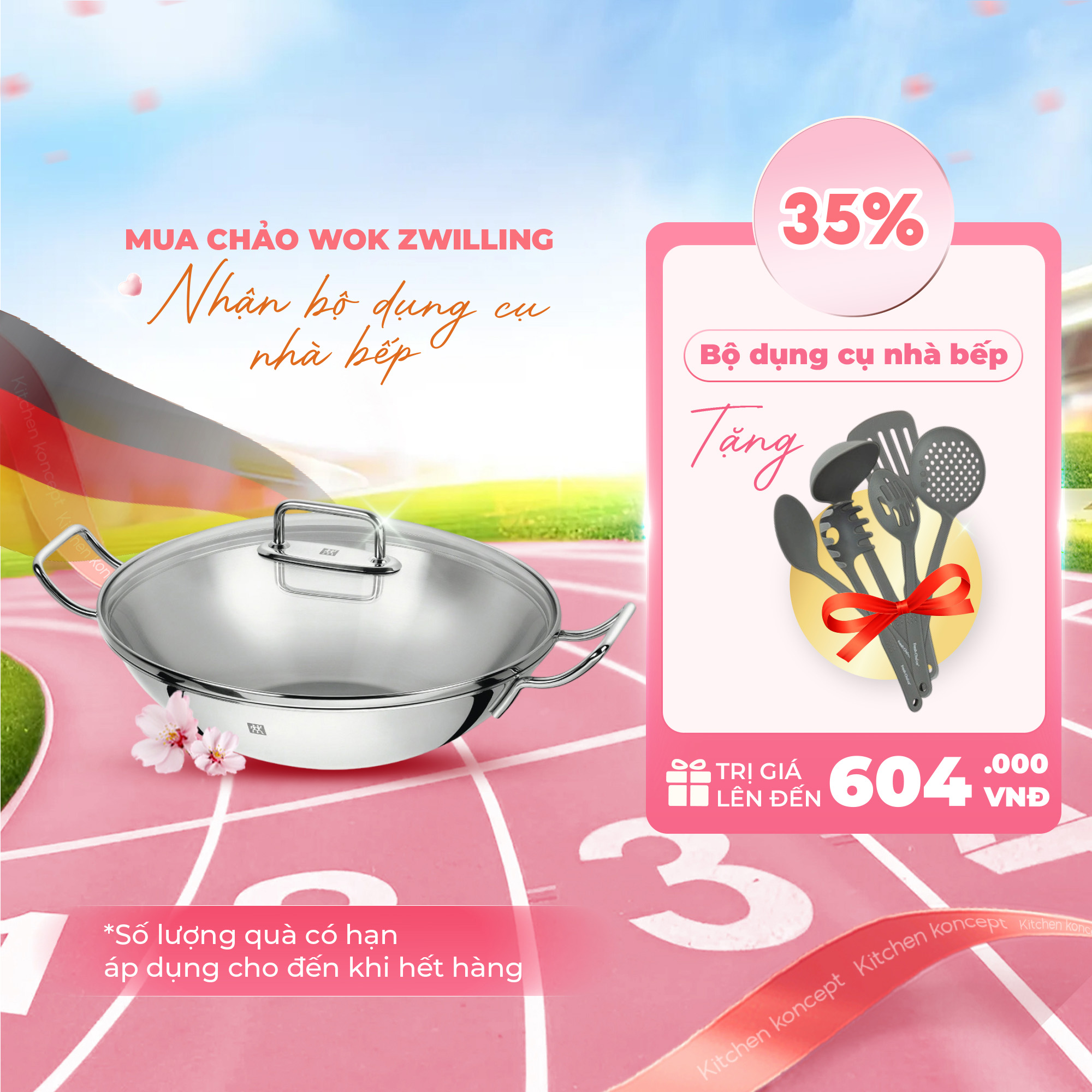 Chảo wok ZWILLING Plus - 32cm