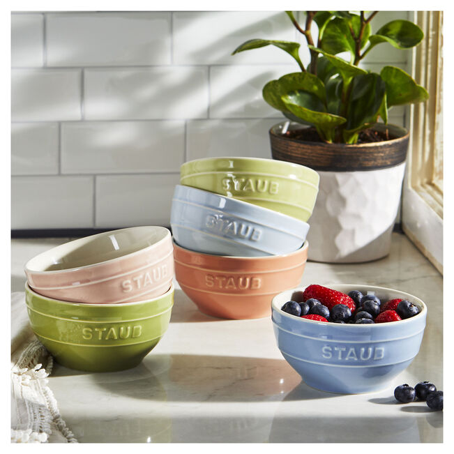 Staub -Bộ tô gốm màu Macaron 6 món - 12cm