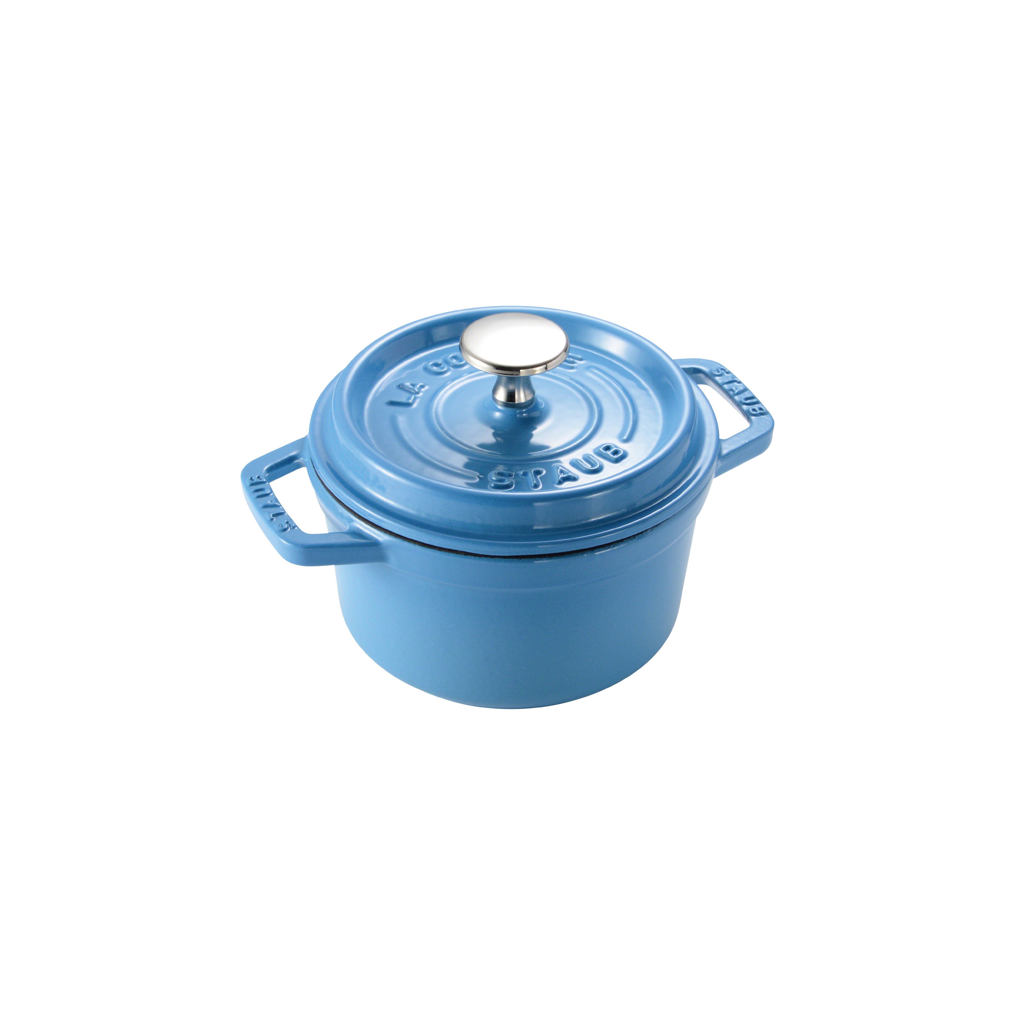 Nồi gang tròn STAUB màu xanh nhạt