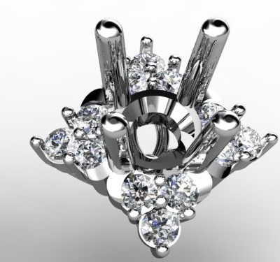 Bông tai  Crytal Elegance BTKC65