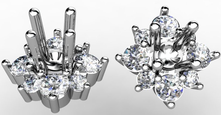 Bông tai  Crytal Elegance BTKC73