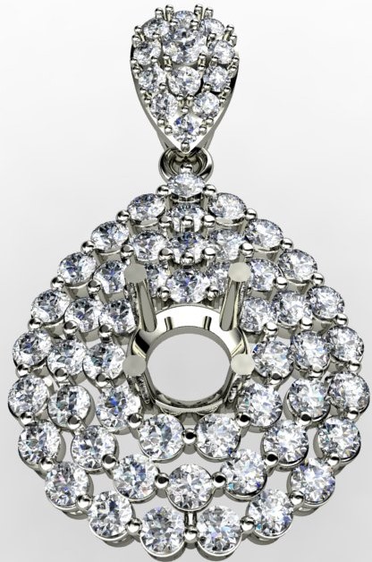 Mặt dây  Crytal Elegance MDKC31