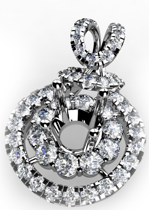 Mặt dây  Crytal Elegance MDKC32