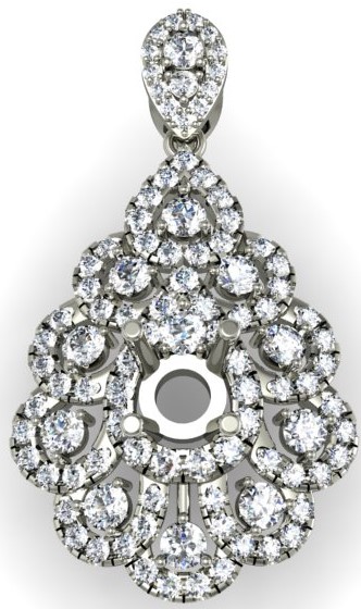 Mặt dây chuyền Radiant Elegance MDMS20