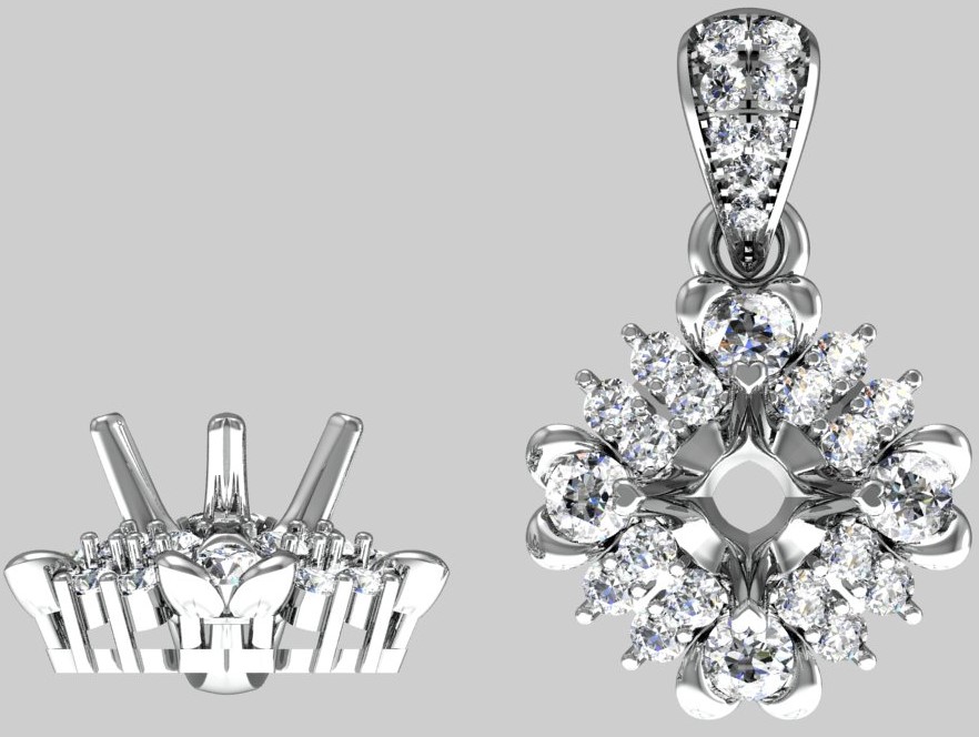 Mặt dây chuyền Radiant Elegance MDMS34