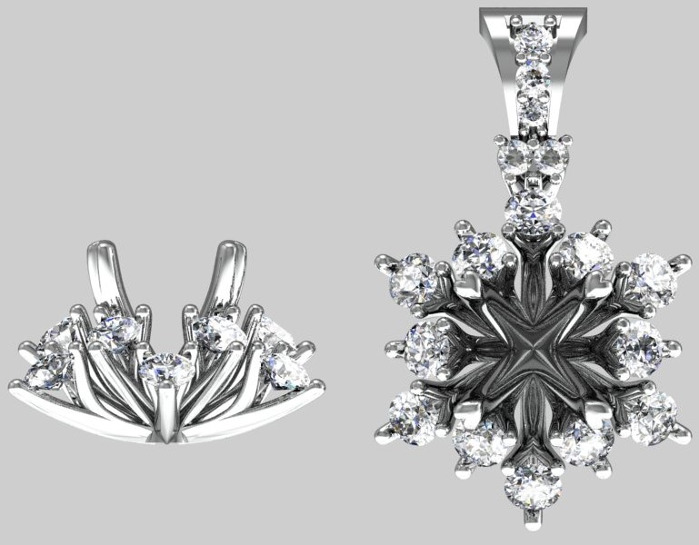 Mặt dây chuyền Radiant Elegance MDMS38