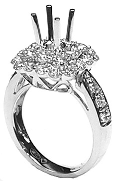 VỎ NHẪN NỮ KIM CƯƠNG NUKC178