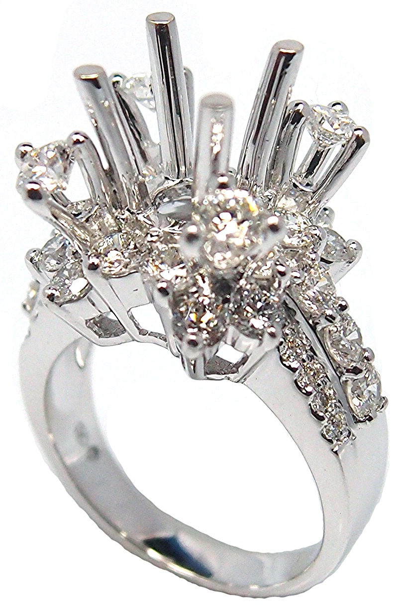 VỎ NHẪN NỮ KIM CƯƠNG NUKC186