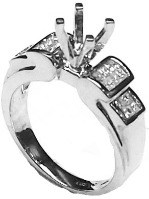 VỎ NHẪN NỮ KIM CƯƠNG NUKC193