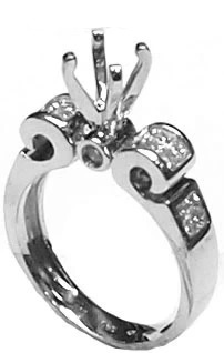 VỎ NHẪN NỮ KIM CƯƠNG NUKC195