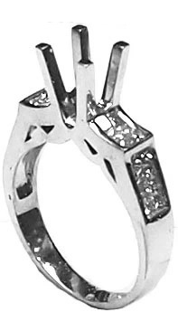 VỎ NHẪN NỮ KIM CƯƠNG NUKC196