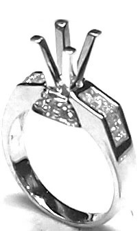 VỎ NHẪN NỮ KIM CƯƠNG NUKC197