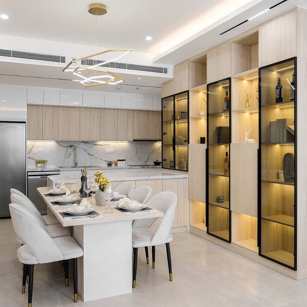 Nghỉ dưỡng tại gia - Căn hộ Antonia full vận liệu gỗ An Cường