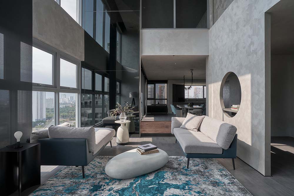 Ấn tượng căn hộ Duplux thông tầng 200m2