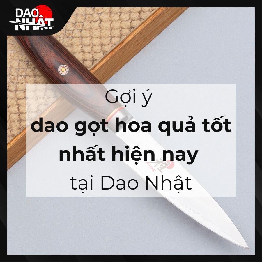 Gợi ý dao gọt hoa quả tốt nhất hiện nay tại Dao Nhật