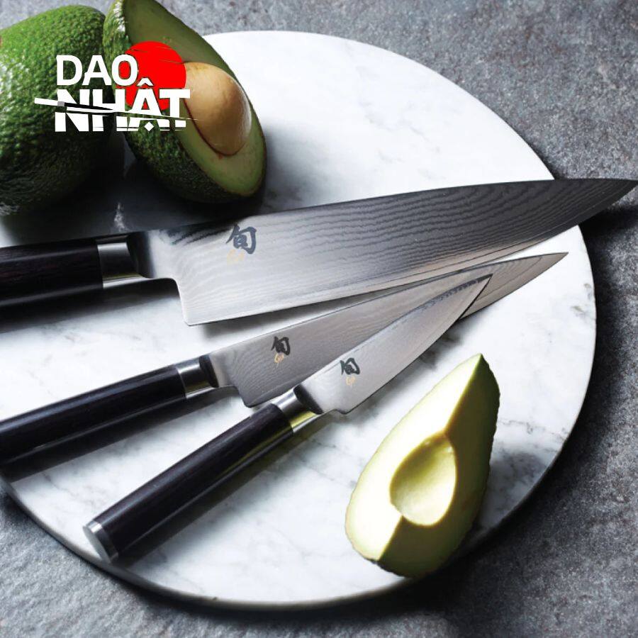 Dao thép Damascus - Dao Chef Shun Classic