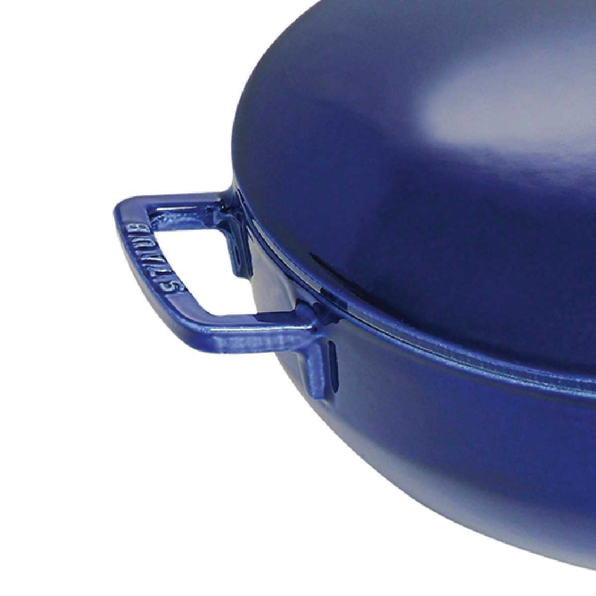 Nồi gang Bouillabaisse STAUB màu xanh đen - 28cm - 4.65L