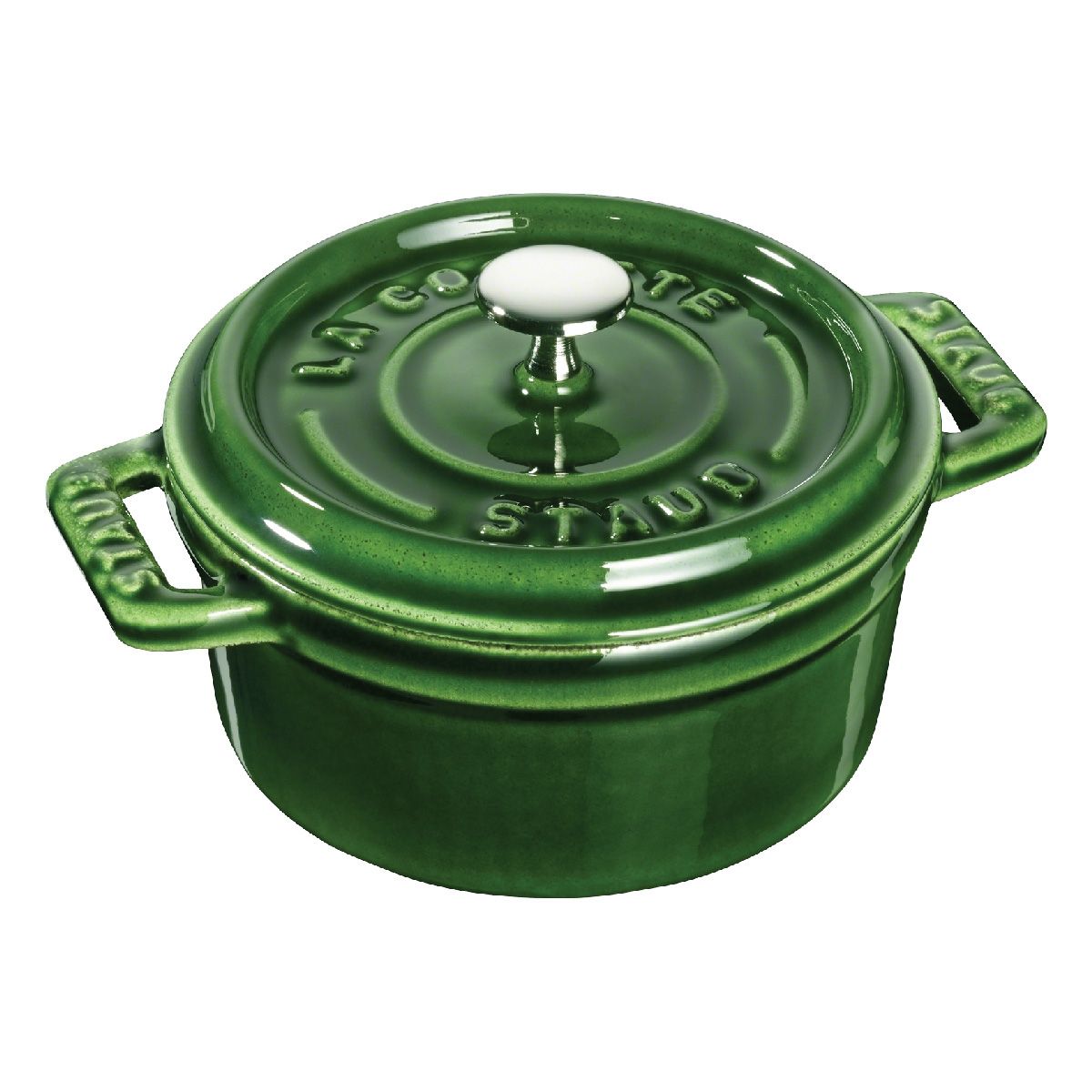 Nồi gang tròn STAUB màu xanh rêu
