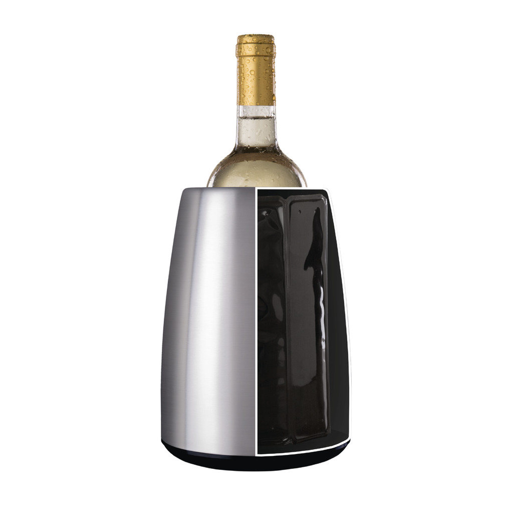 Vacu Vin - Bình giữ mát rượu màu bạc - 21cm