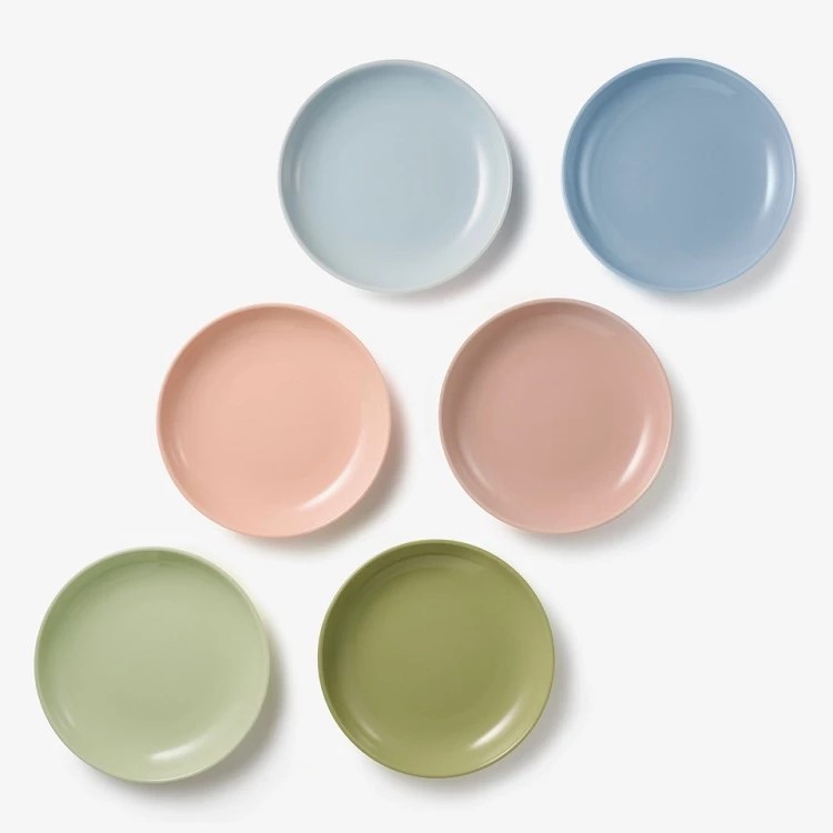 Staub -Bộ đĩa gốm màu Macaron 6 món - 22cm