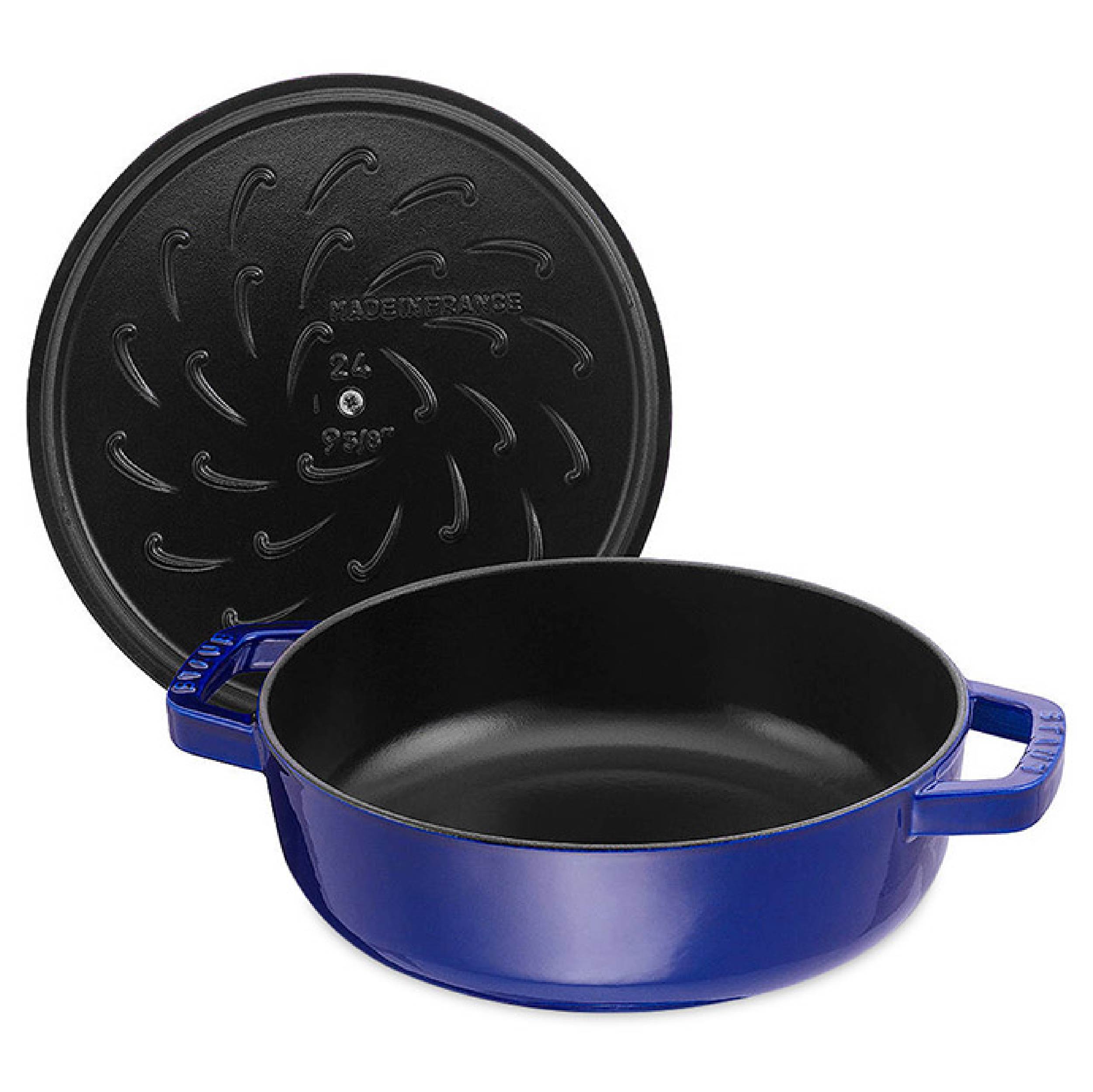 Nồi gang Bouillabaisse STAUB màu xanh đen - 28cm - 4.65L