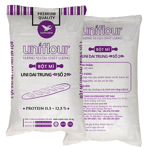 Bột mì Uni Dai Trung số 2