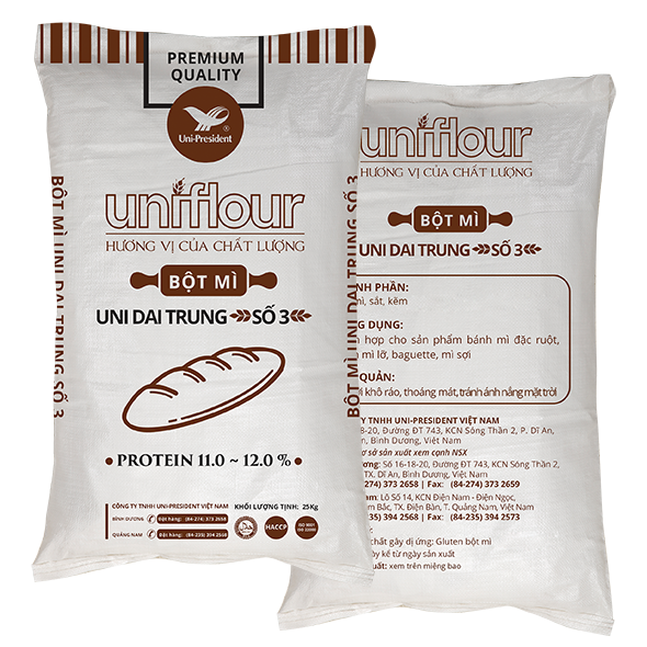 Bột mì Uni Dai Trung số 3