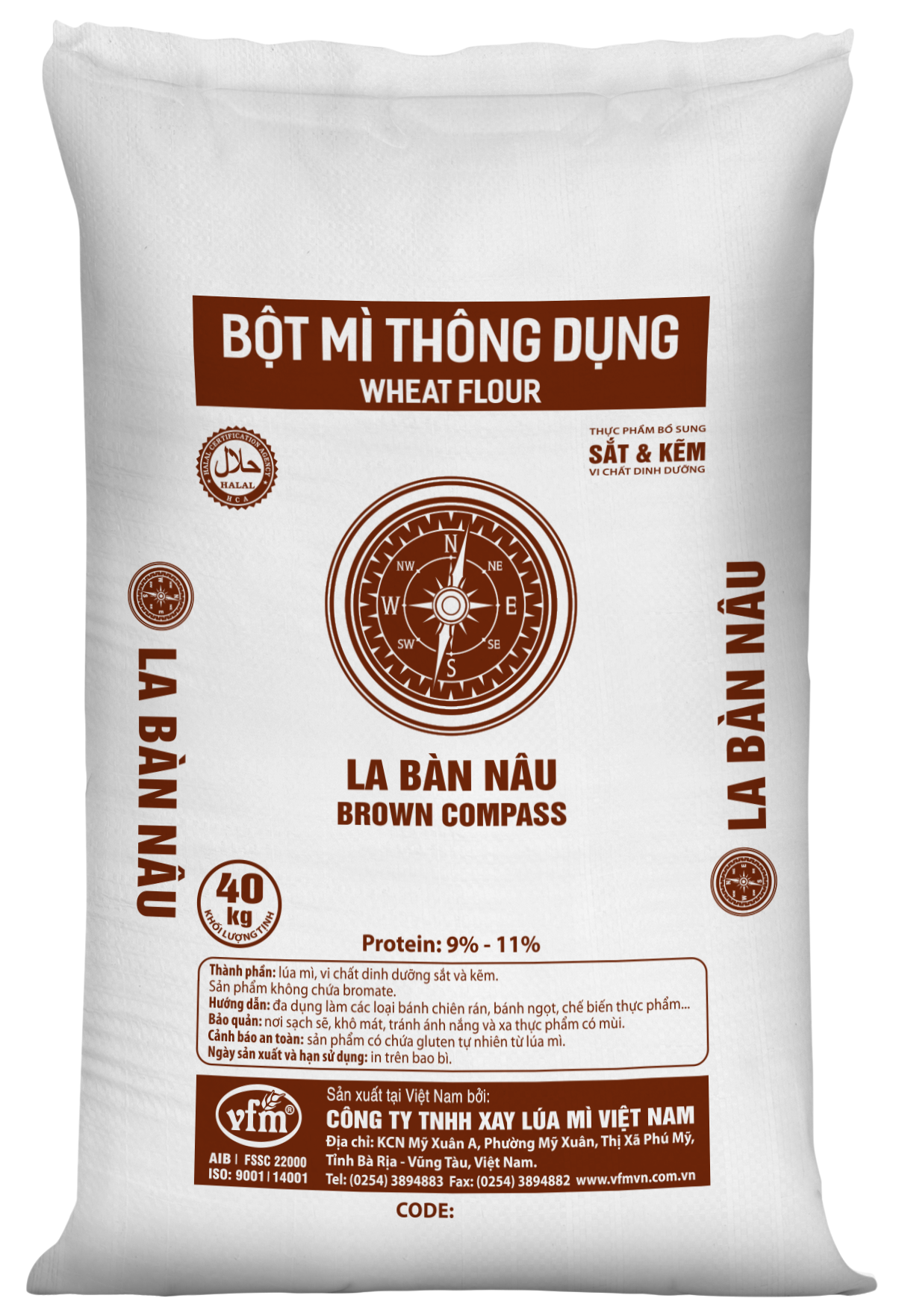 Bột mì La Bàn Nâu