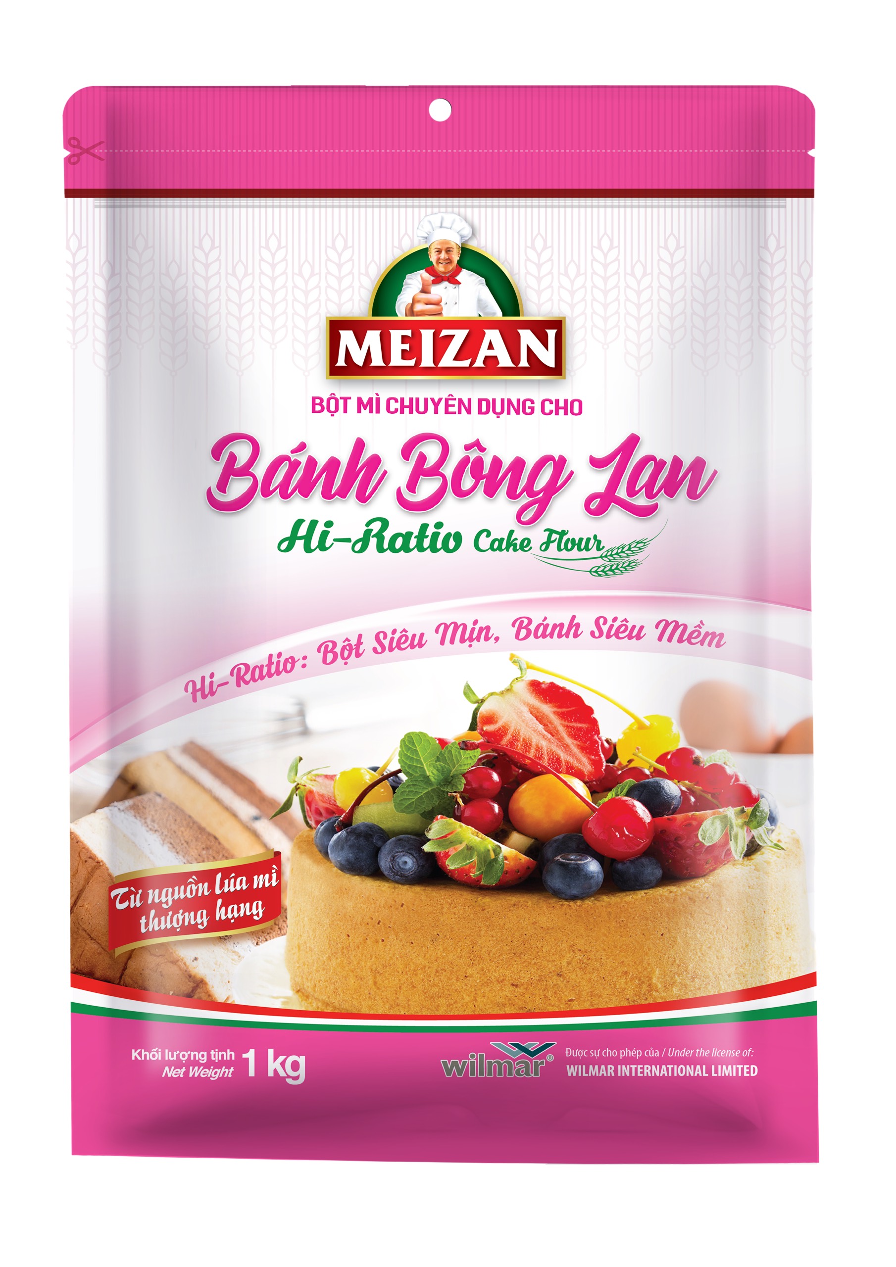 Bột mì bánh bông lan Meizan