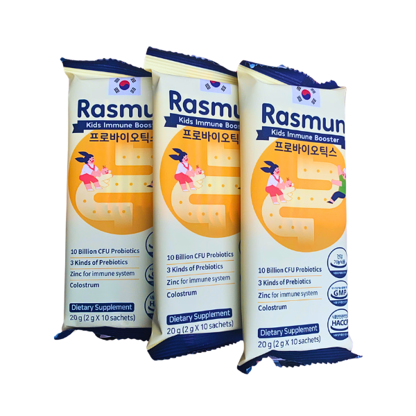 Men Vi Sinh Rasmun Kids Immune Booster - 10 Tỷ Lợi Khuẩn Hàn Quốc