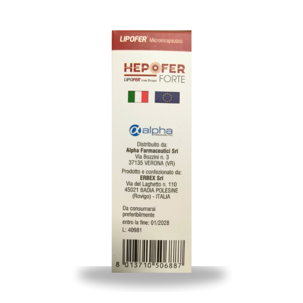 Sắt Nhỏ Giọt Hepofer Forte Iron Drops Bổ Sung Sắt Hữu Cơ, DHA Và Vitamin C Cho Bé Và Người Thiếu Máu