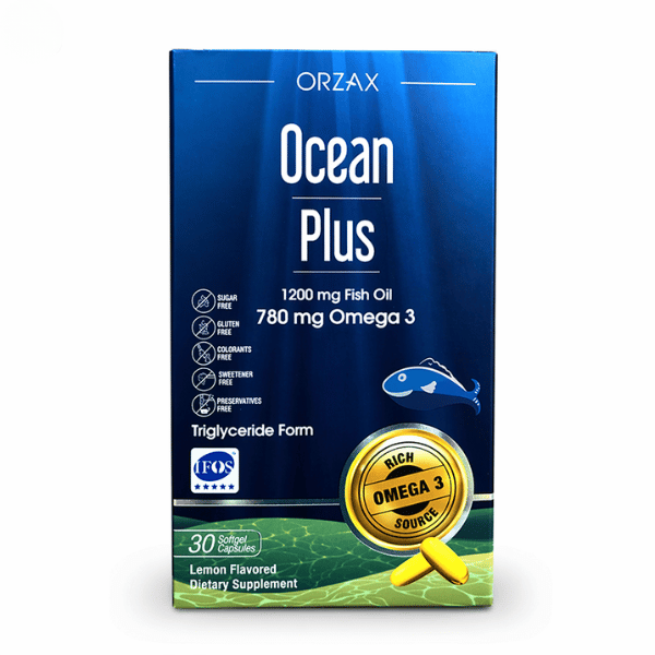 Viên Uống Dầu Cá Dạng Triglyceride Orzax Ocean Plus 1200mg Fish Oil (Hộp 30 Viên) - Đạt Chuẩn IFOS 5 Sao