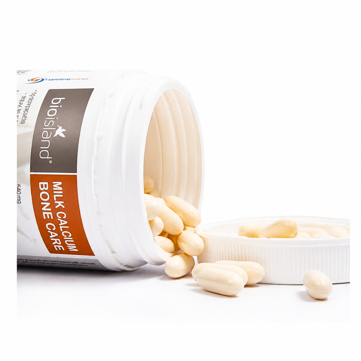 Bio Island Milk Calcium Bone Care – Canxi Hữu Cơ, Vitamin D3 & K2 (Lọ 150 viên)