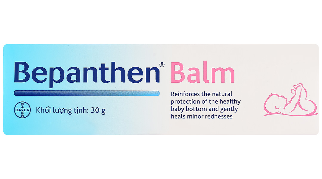 Kem Bôi Bepanthen Balm ngừa hăm tã, kích ứng da cho bé tuýp 30g