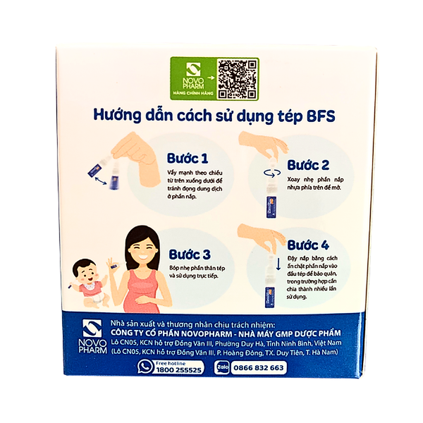 Kẽm hữu cơ NovoZinc Plus 20 tép x 0.5ml – Bổ sung kẽm và L-Lysine, kích thích thèm ăn trẻ