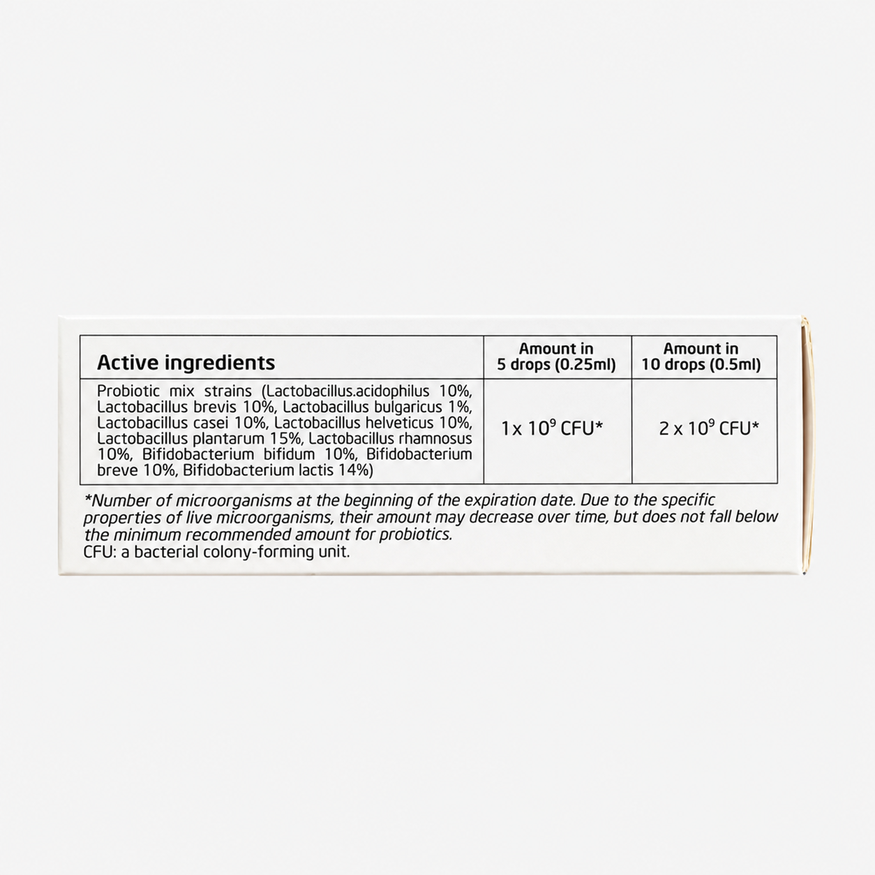 Hi-Biolac Probiotic men vi sinh 10 chủng 1 tỷ CFU hỗ trợ cân bằng hệ vi sinh đường ruột cho trẻ em và người lớn lọ 10 ml