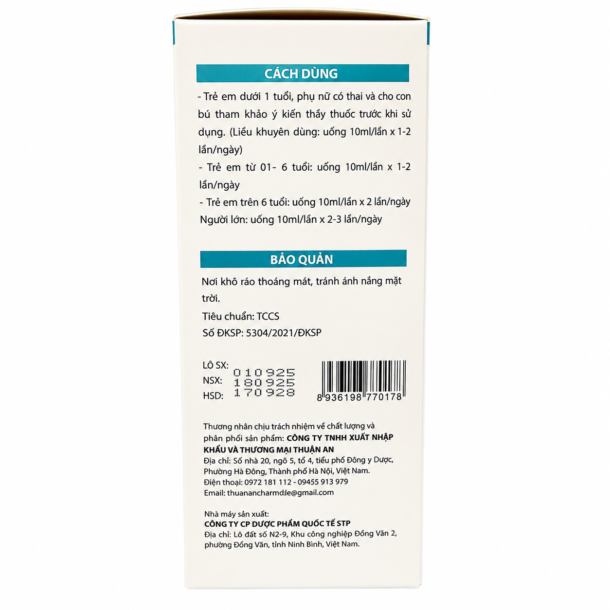 Siro ho Airlinas Plus 3.1 125ml hỗ trợ giảm ho, hắt hơi, sổ mũi, chảy nước mũi do cảm lạnh và thay đổi thời tiết