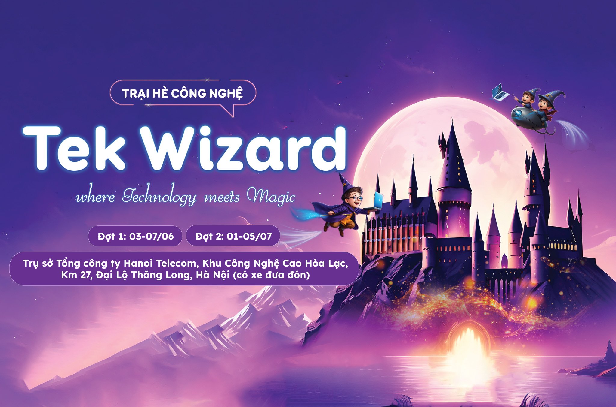 Trại hè Tekmonk 2024 - Trải nghiệm Công nghệ và Sáng tạo