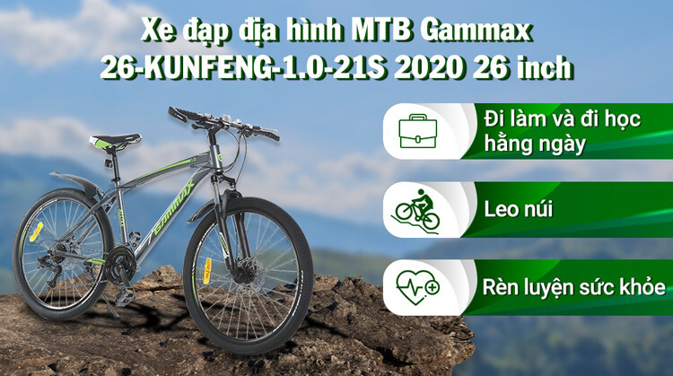 Xe đạp địa hình Rockrider ST 120 20 inch - Trắng/Xanh dương