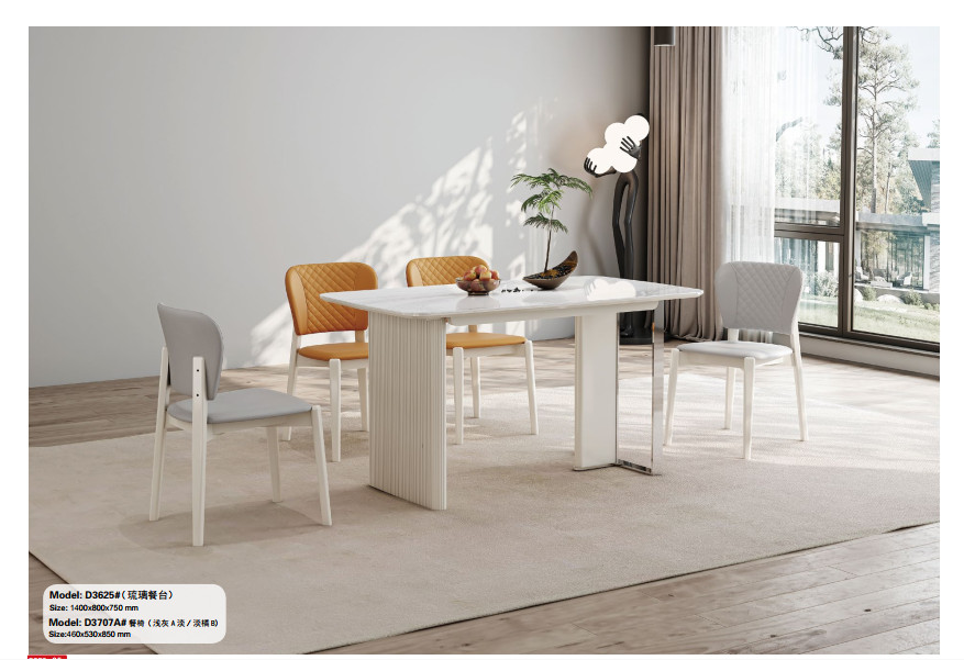 Bàn ăn mặt đá Cẩm Thạch D3625