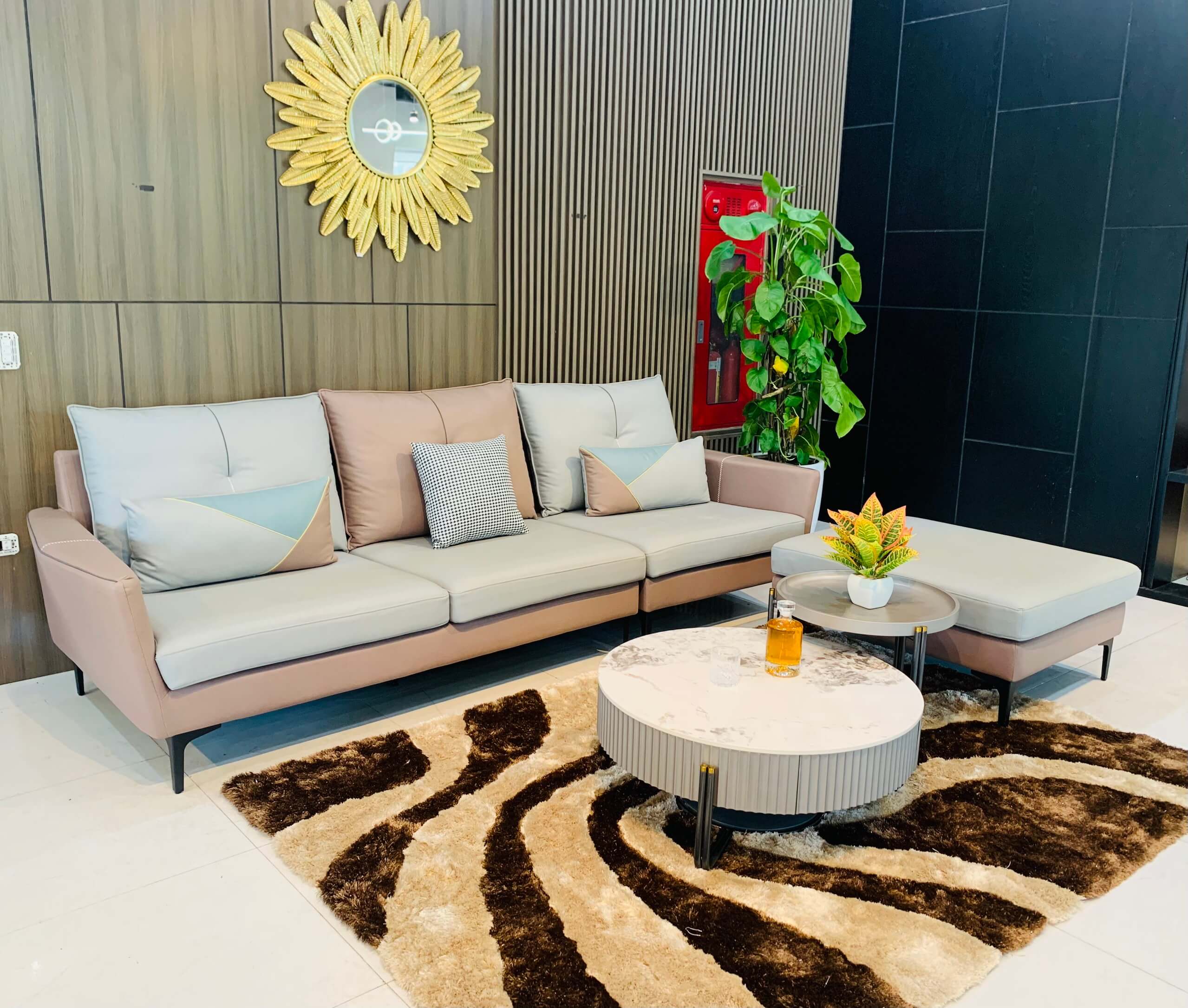 Sofa văng da công nghệ 2208