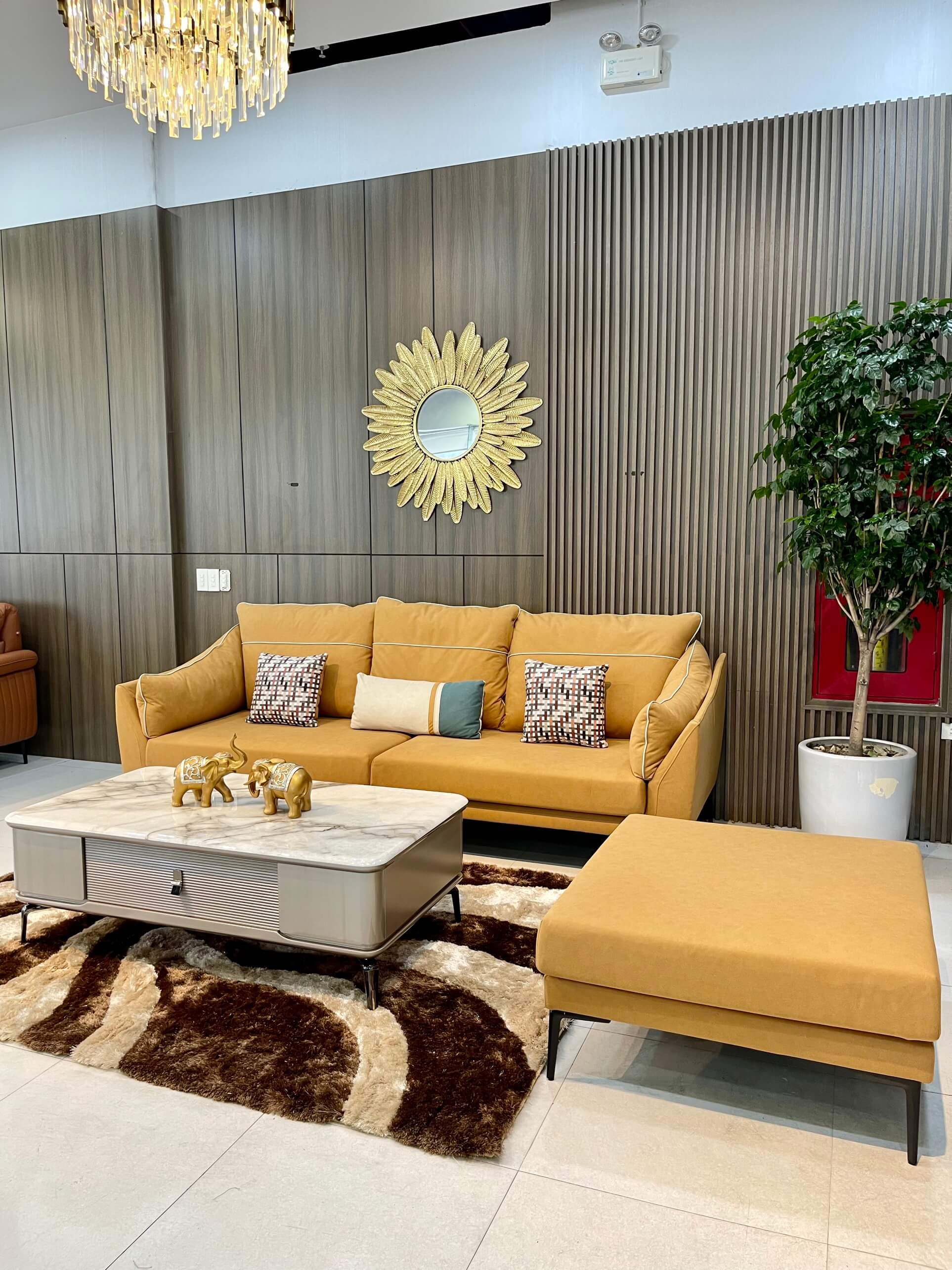 Sofa văng da công nghệ 2091