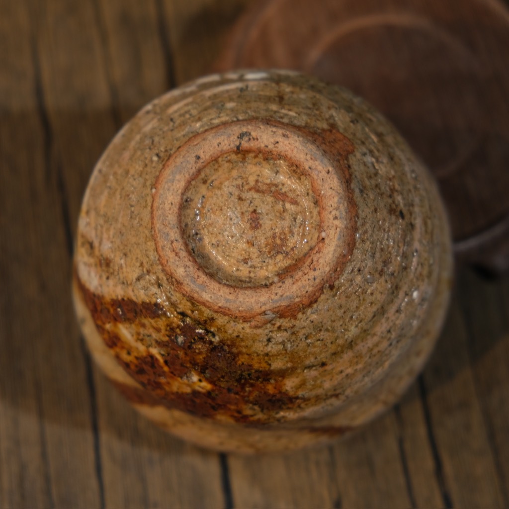 Chawan - Bát đánh matcha Ninshu mộc men chảy