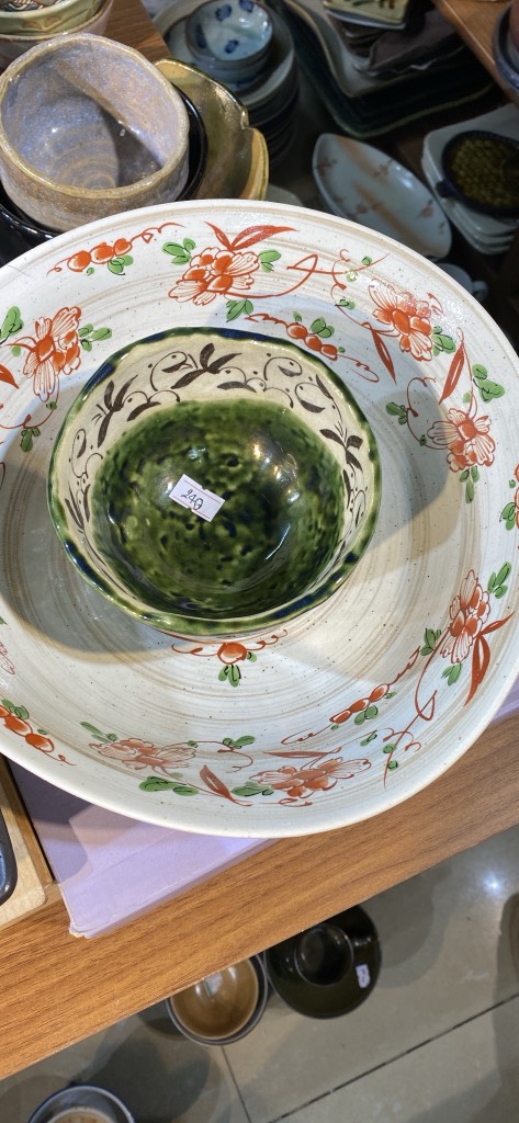 Bát Oribe cốt dày