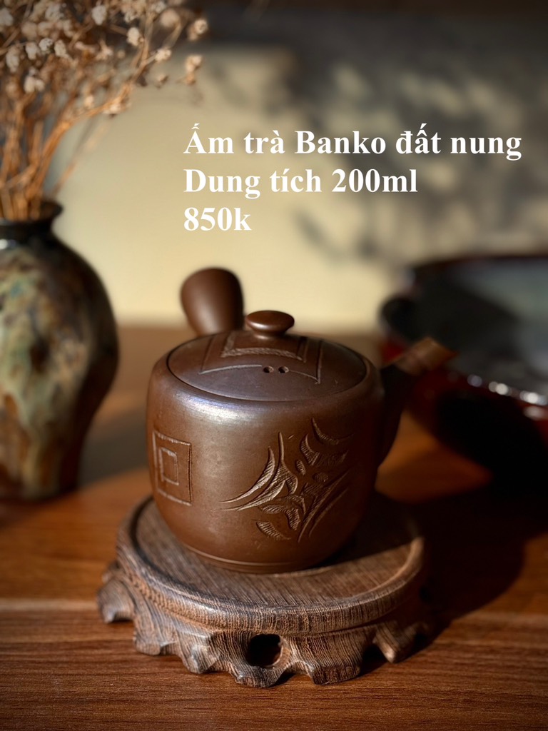Ấm trà Banko đất nung