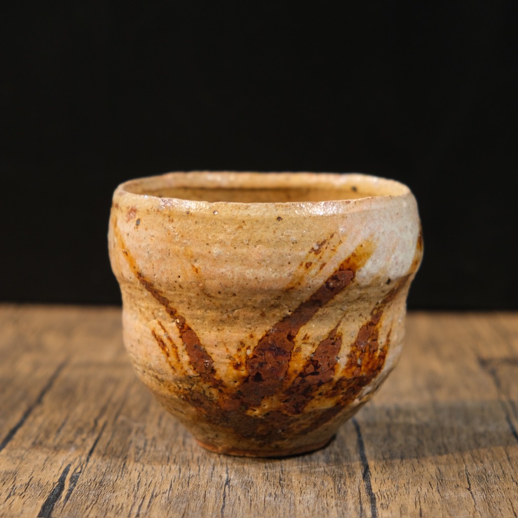 Chawan - Bát đánh matcha Ninshu mộc men chảy