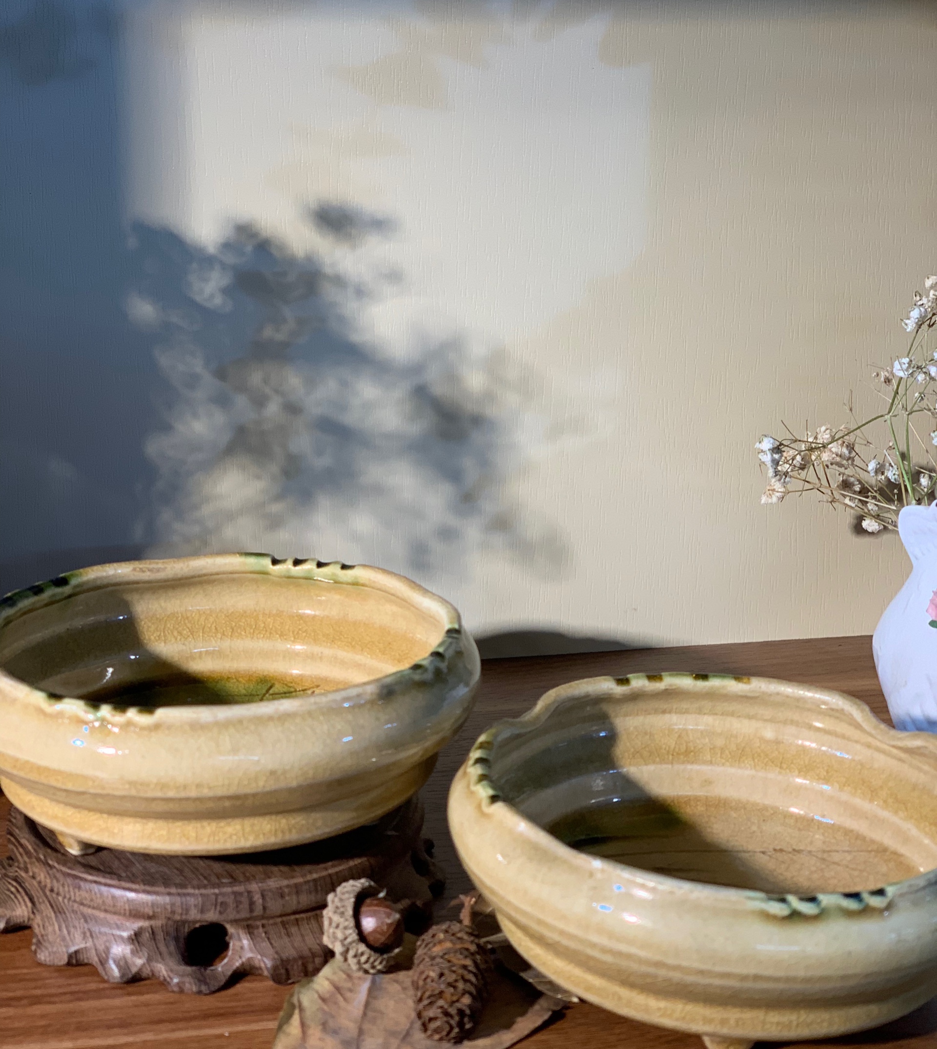 Ang mộc nhỏ loang rêu đế 3 chân