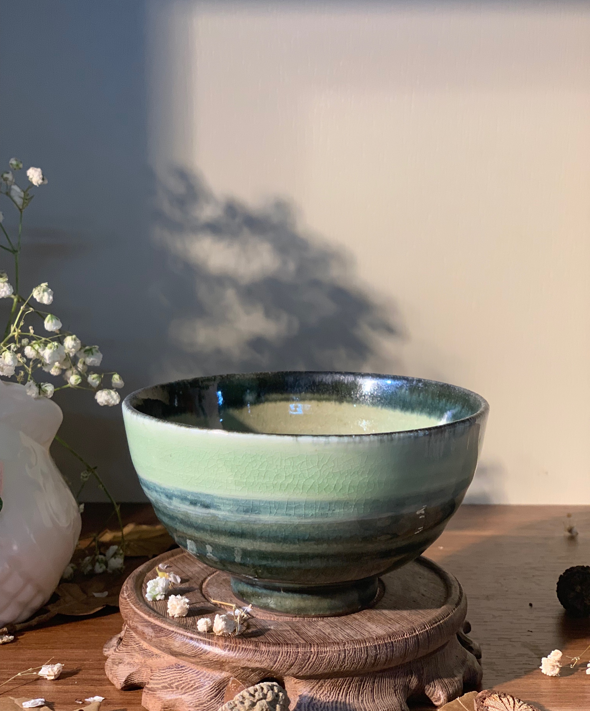 Bát men ombre xanh ngọc