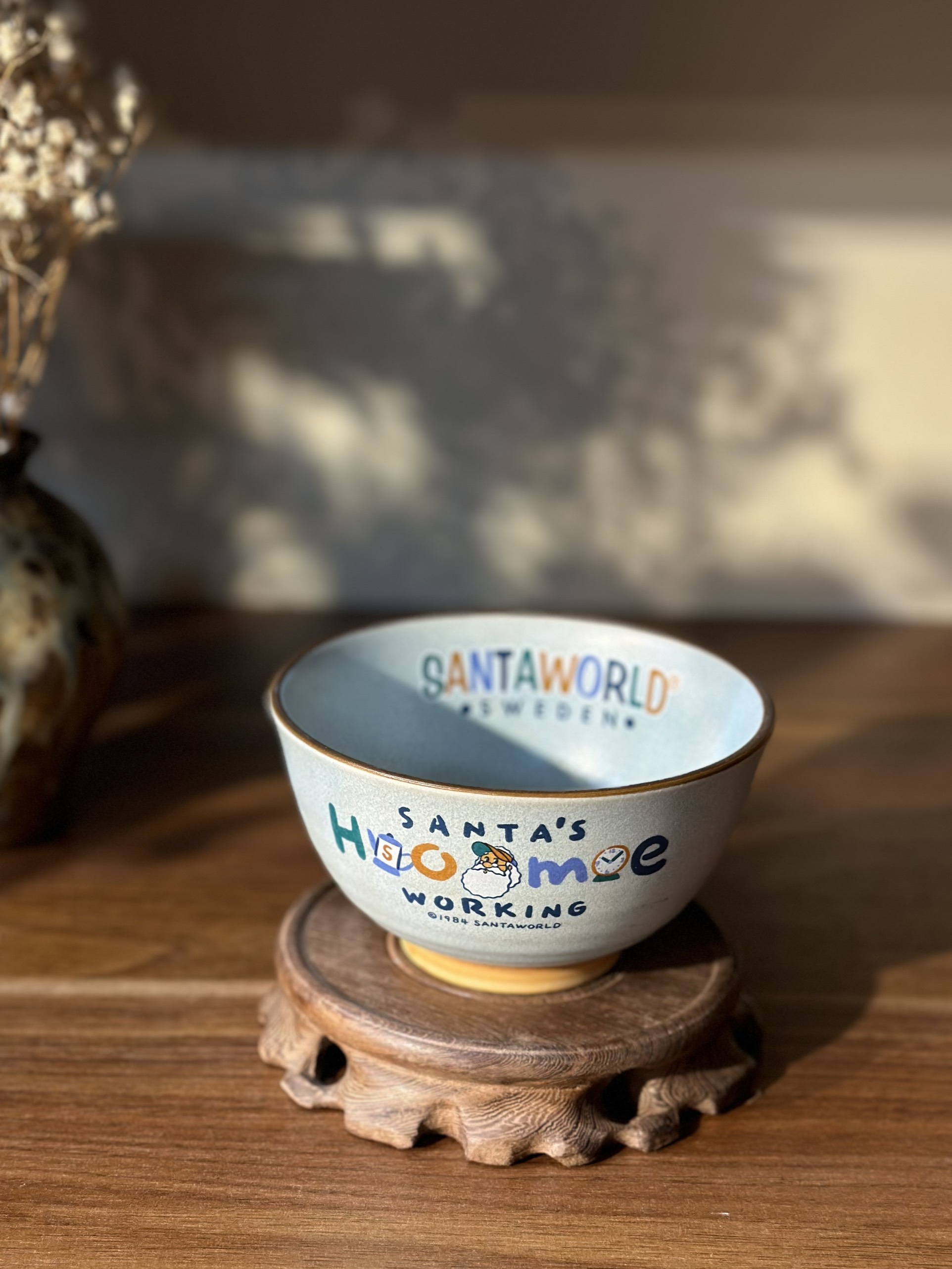 Bát mộc xanh ngọc Santaworld